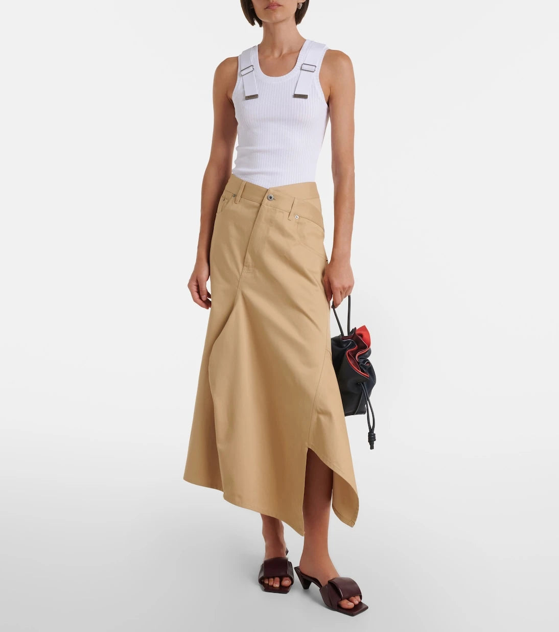 Loewe - Origami leather mules