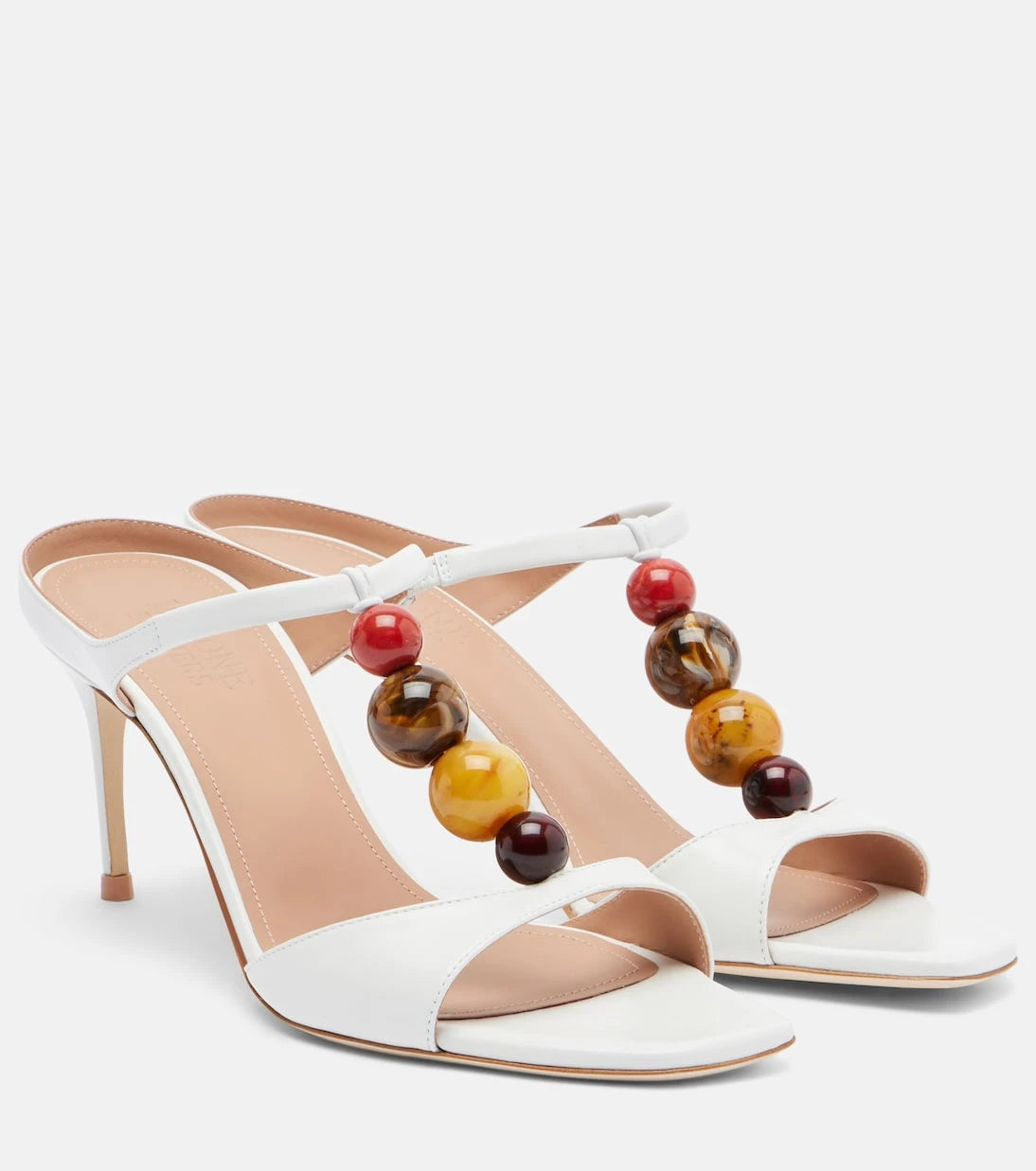 Malone Souliers - Lena embellished leather mules