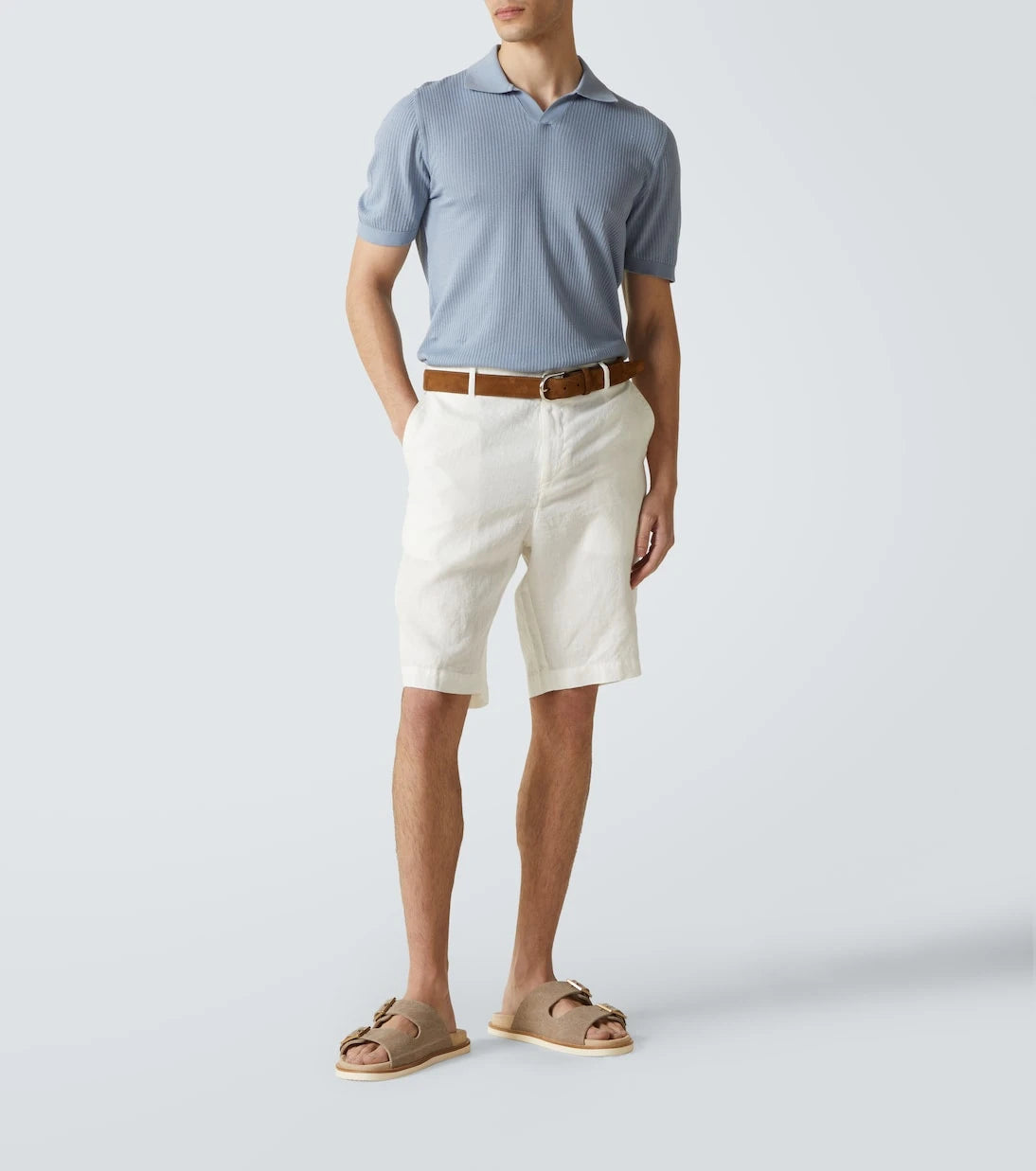 Fedeli - Linen Bermuda shorts