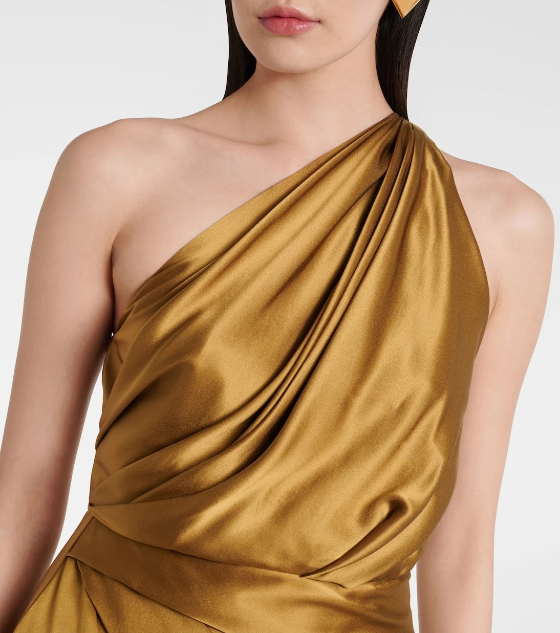 The Sei - Draped silk satin gown