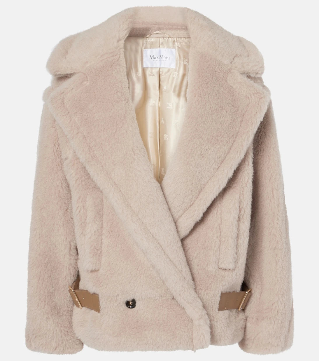 Max Mara - Radice alpaca, wool, and silk teddy jacket