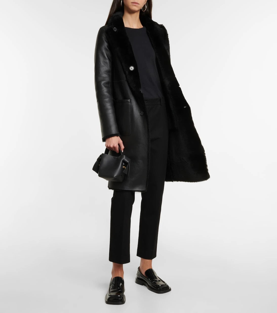 Joseph - Britanny reversible leather and shearling coat