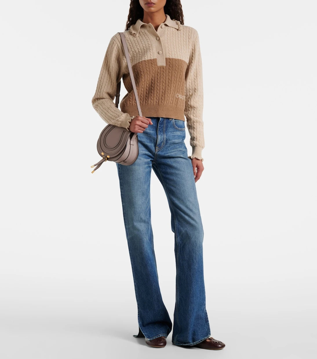 Chloé - Marcie Small leather crossbody bag