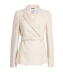 Cashmere Belted Double-Breasted Blazer
