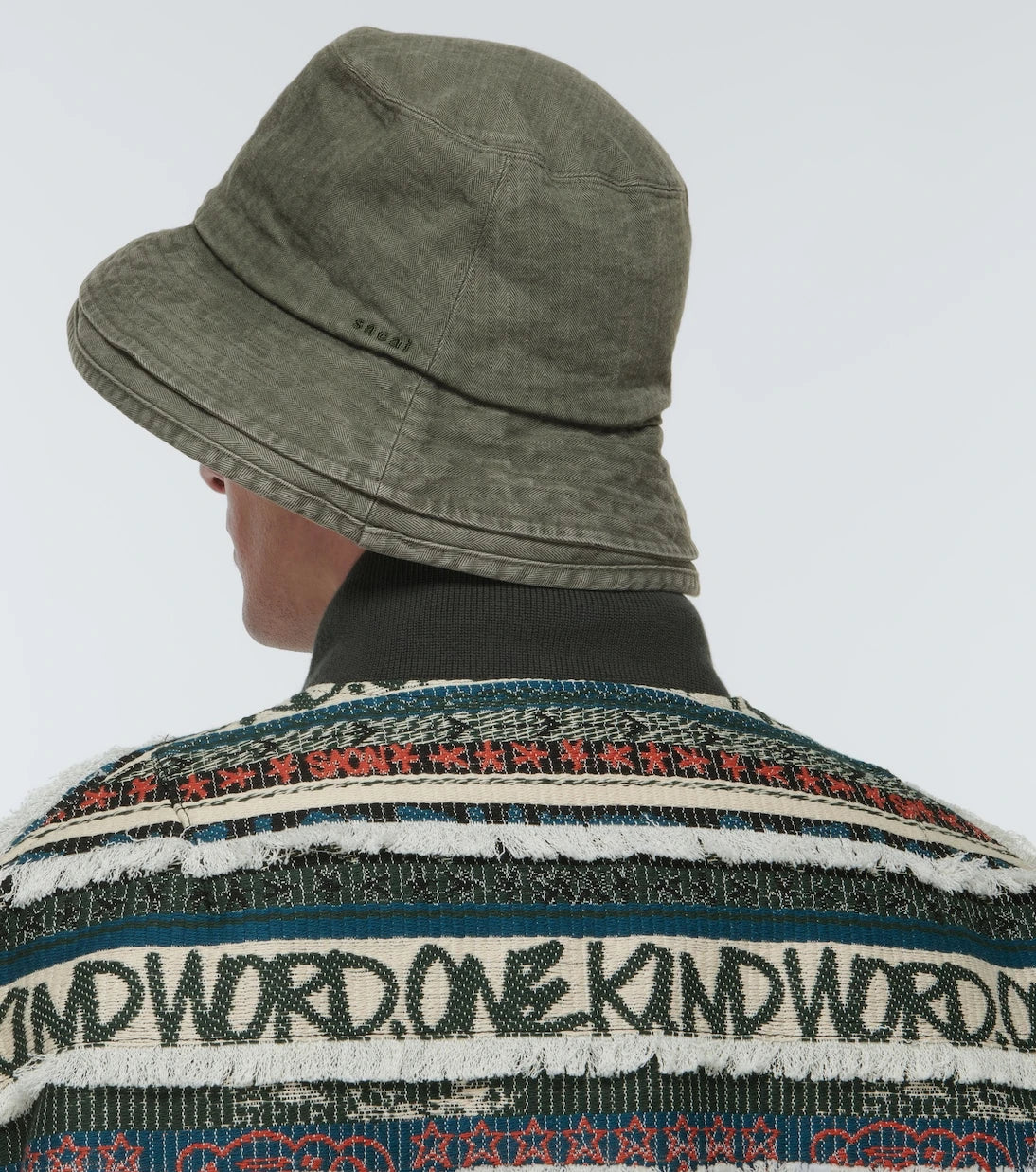 Sacai - Denim bucket hat