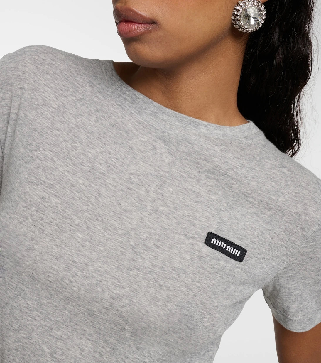 Miu Miu - Cotton jersey T-shirt
