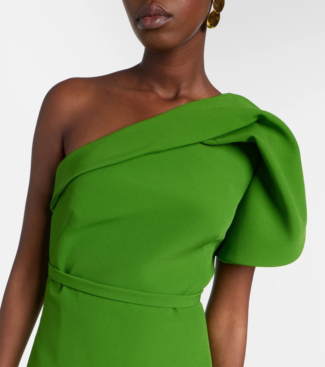 Safiyaa - One-shoulder crêpe gown