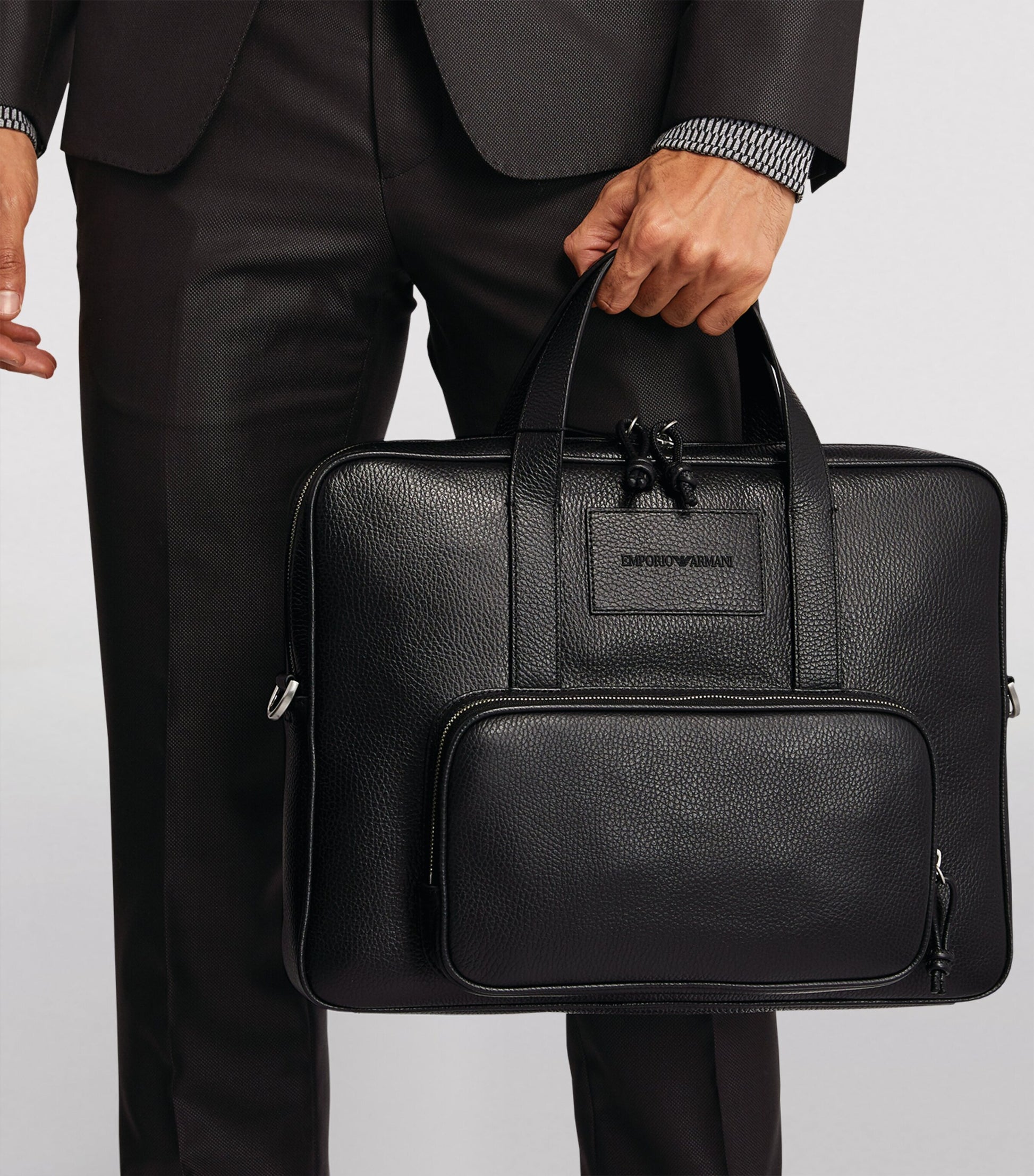 Tumbled Leather Soft Briefcase