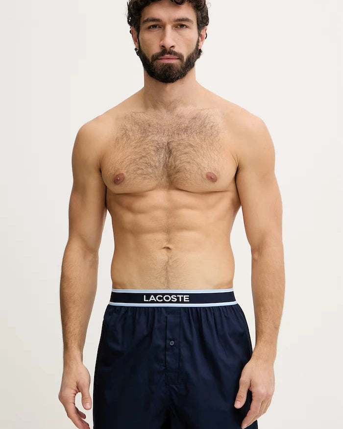 Lacoste erkek pamuklu boxer 3'lü