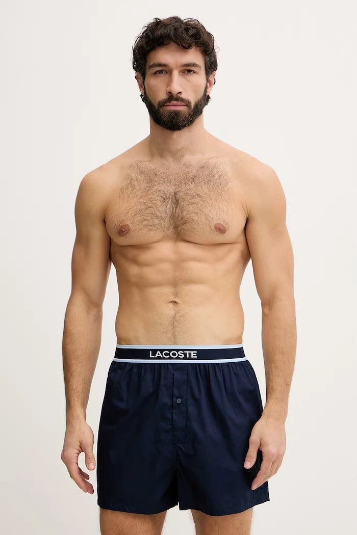 Lacoste erkek pamuklu boxer 3'lü