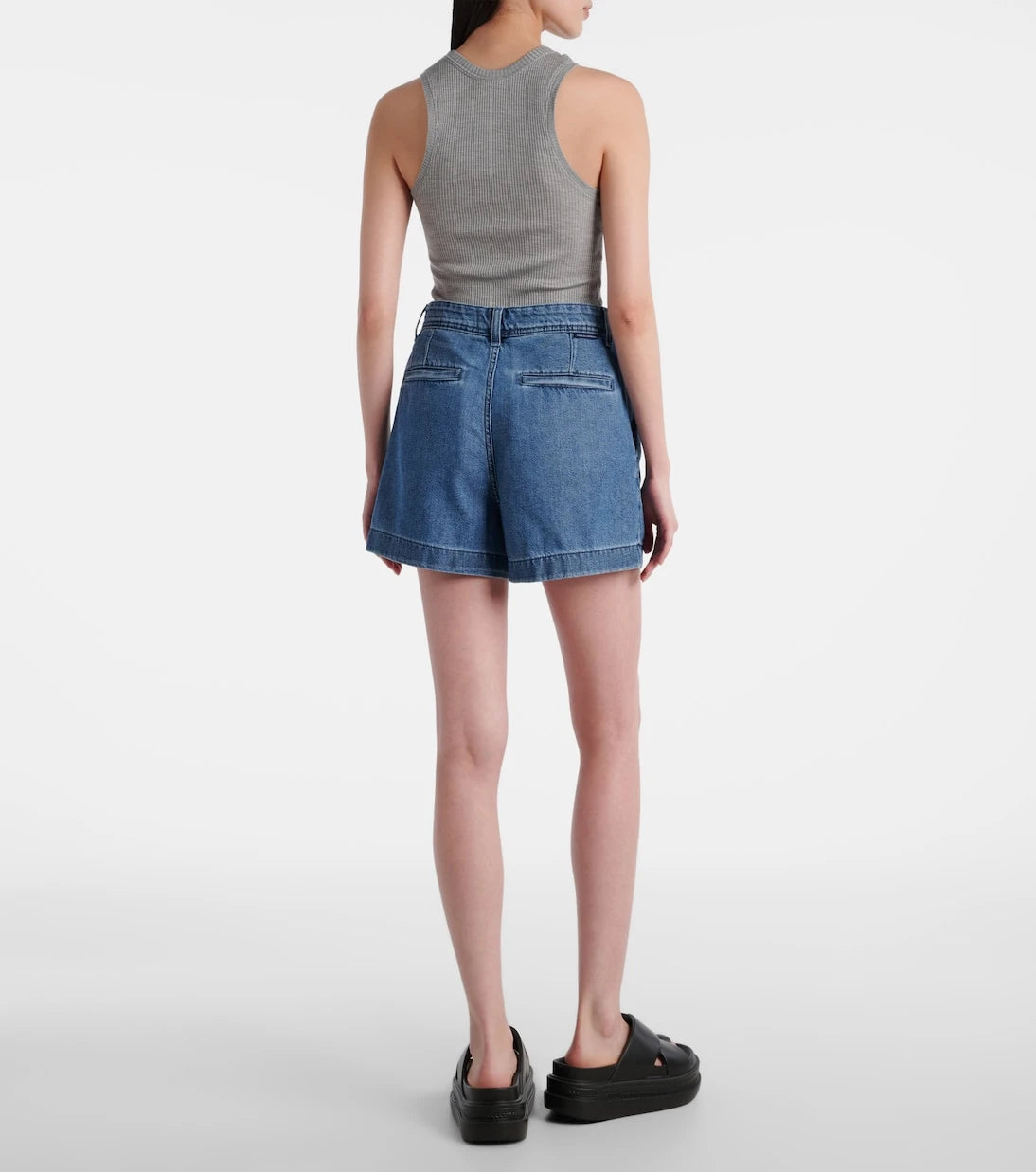 7 For All Mankind - شورت جينز Hilo مثني