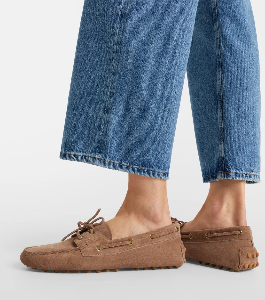 Tod's - Suede boat shoes