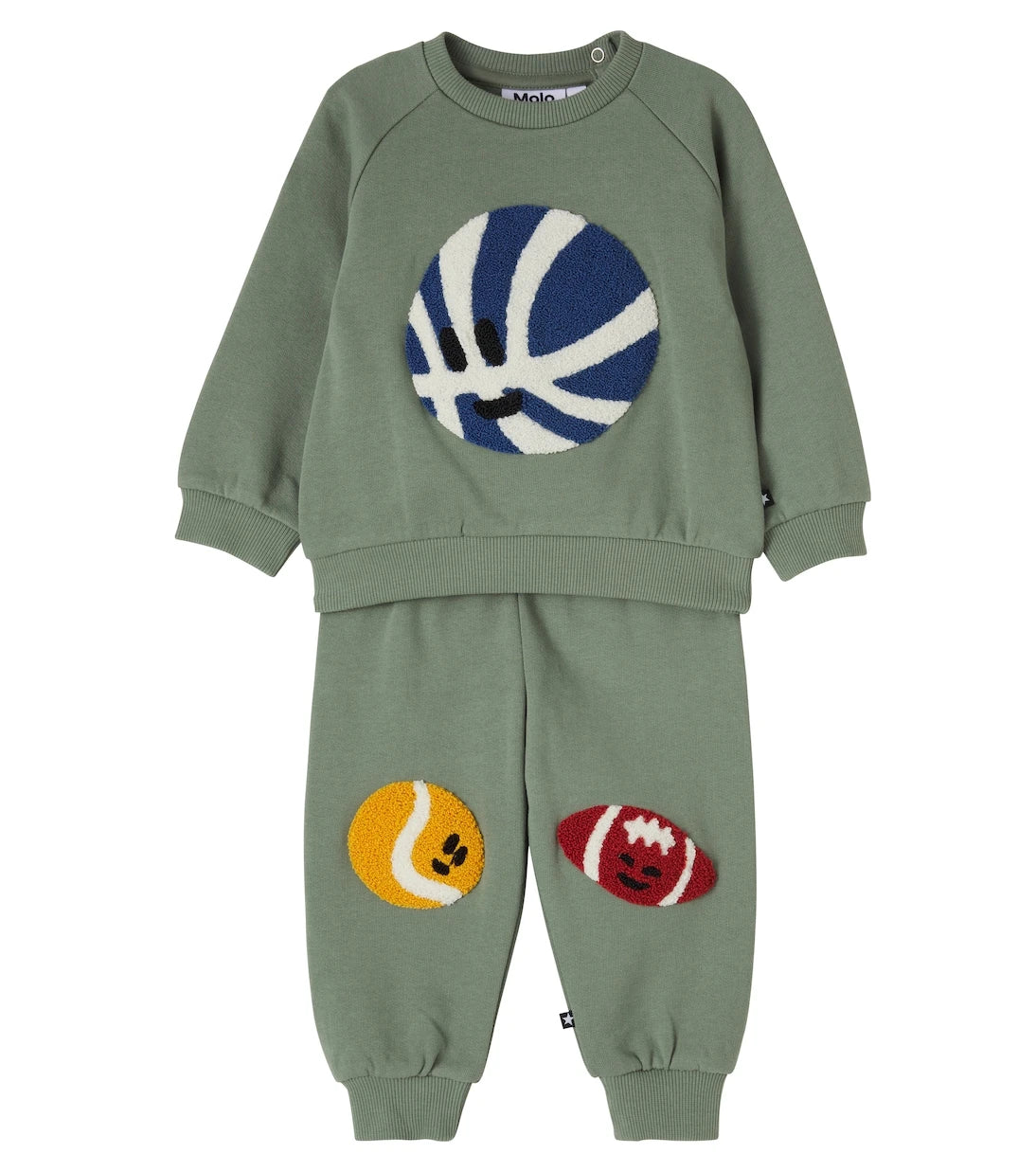 Molo - Baby Disc sweatshirt and Simeon sweatpants set