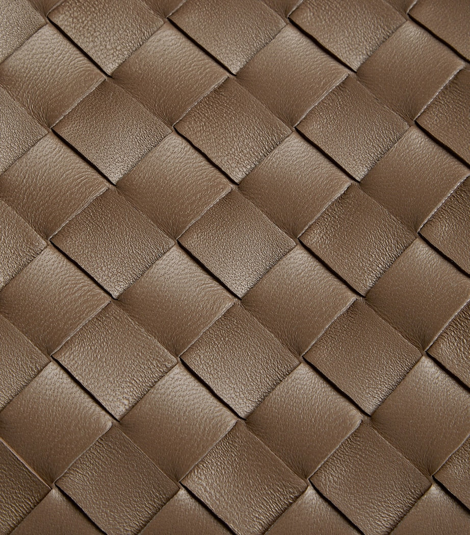 Small Leather Intrecciato Parachute Shoulder Bag