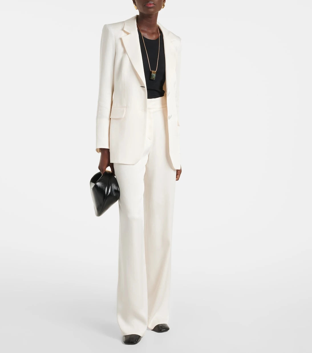 Veronica Beard - Robinne high-rise wide-leg pants