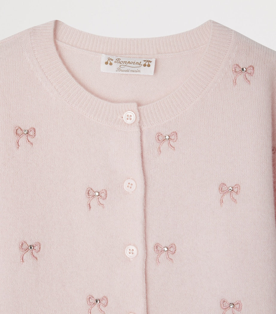 Cashmere Embroidered Jabara Cardigan (4-8 Years)