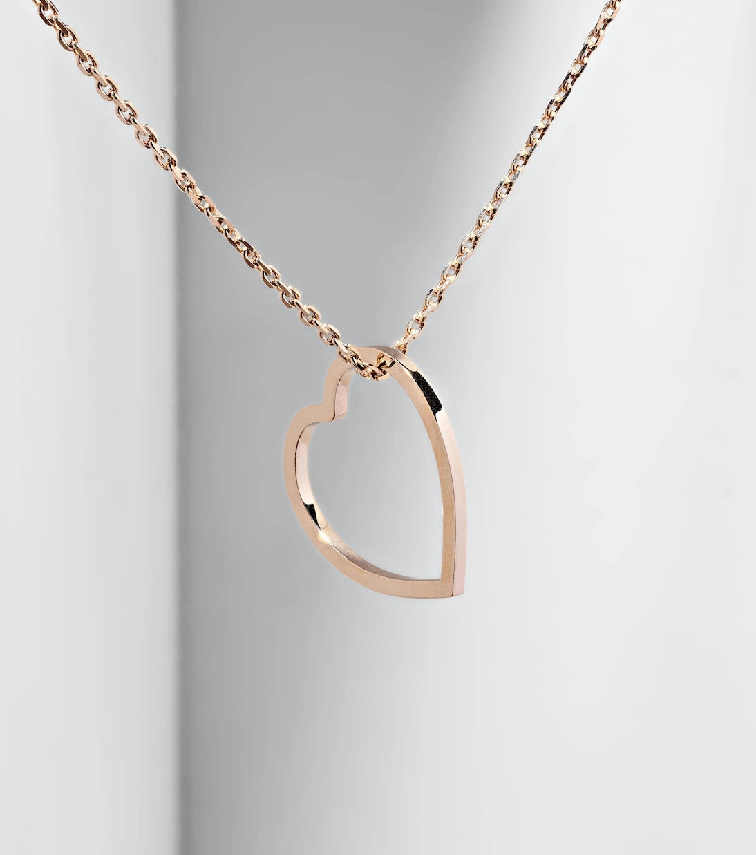 Repossi - Antifer Heart 18kt rose gold necklace