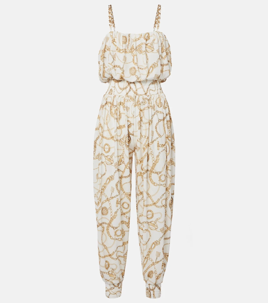 Balmain - Chain printed jumpsuit