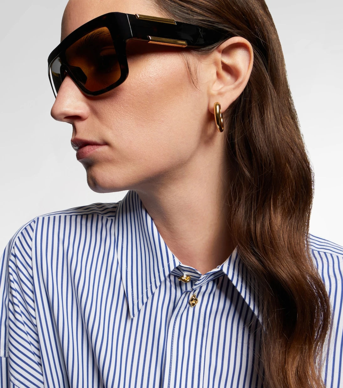 Bottega Veneta - نظارات شمسية درع