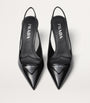 Prada Patent Leather Slingback Pumps 55