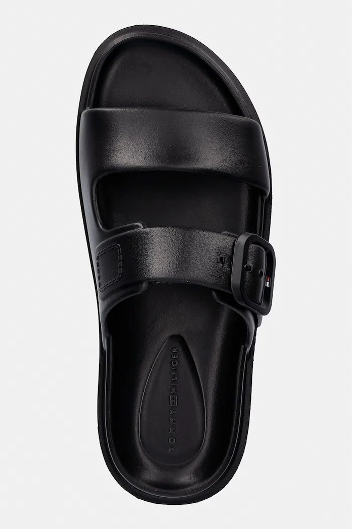 Tommy Hilfiger Kadın Terlik TH LIGHT DOUBLE STRAP SANDAL