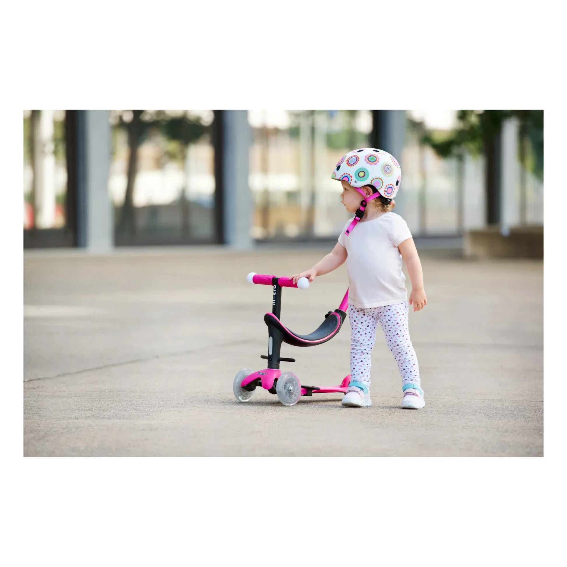 Micro - Mini 3in1 LED scooter | Raspberry Red