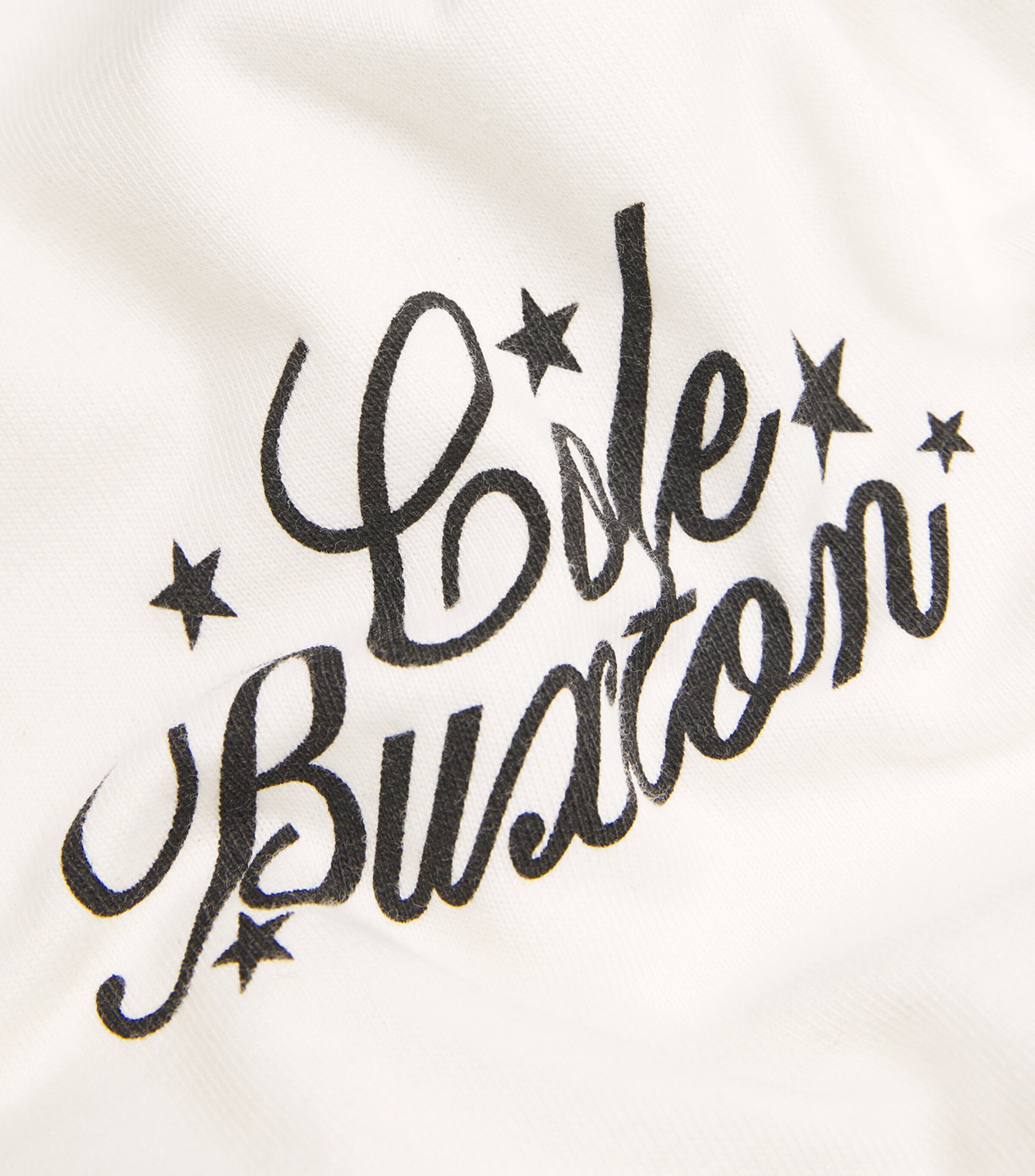 Cotton Stars Serif Print T-Shirt