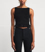 Black Knitted Crop Top