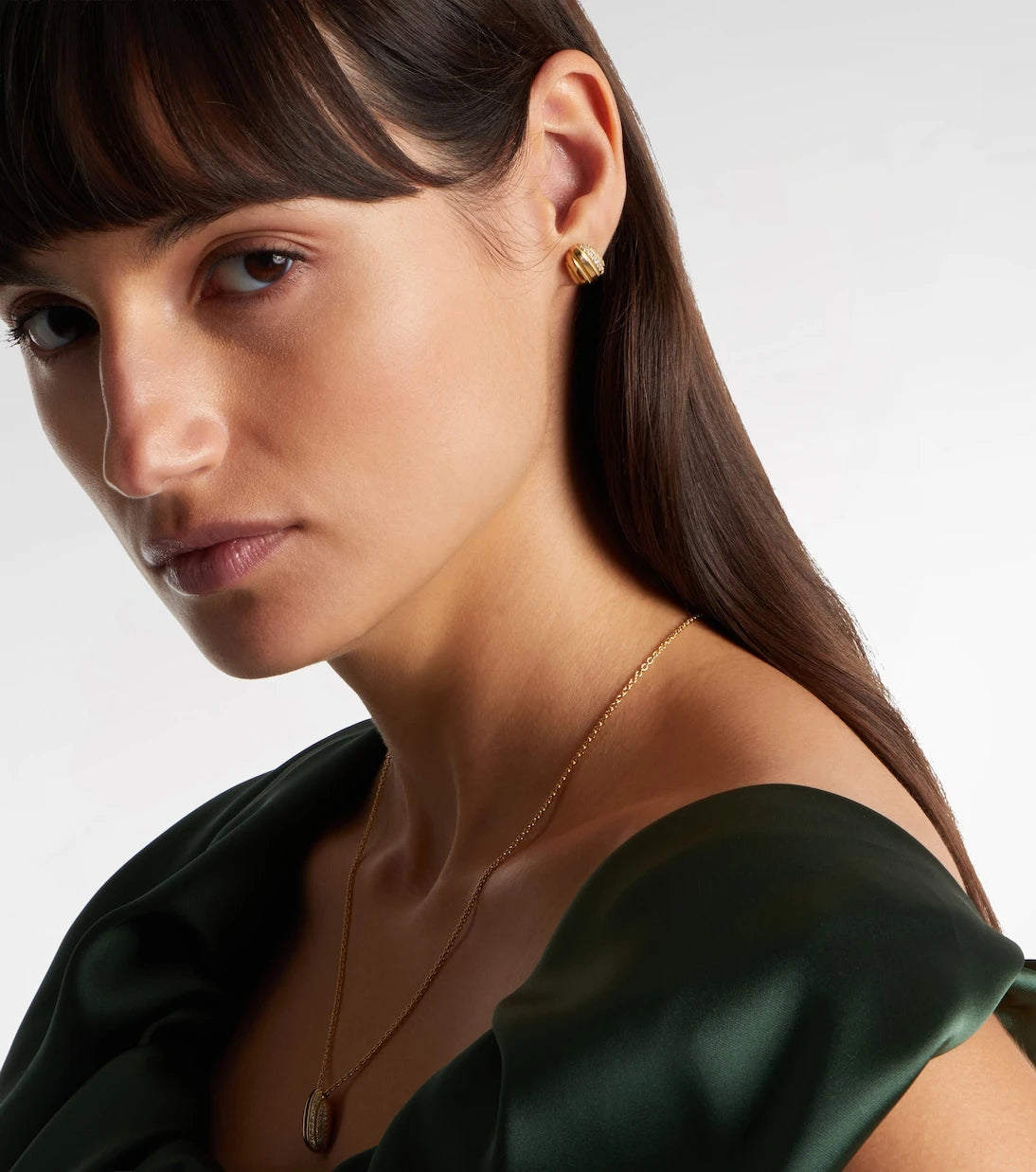 Pamela Zamore - Eos 18kt gold earrings with diamonds