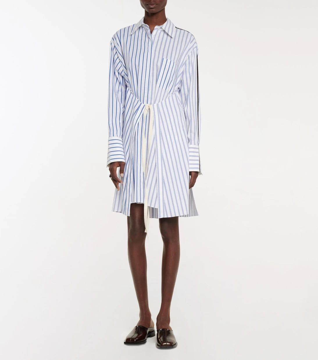 Peter Do - Striped shirt dress
