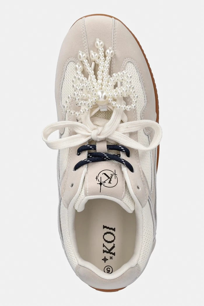 Koi Footwear Wanderlust Flat Pearl Trainers маратонки дамски