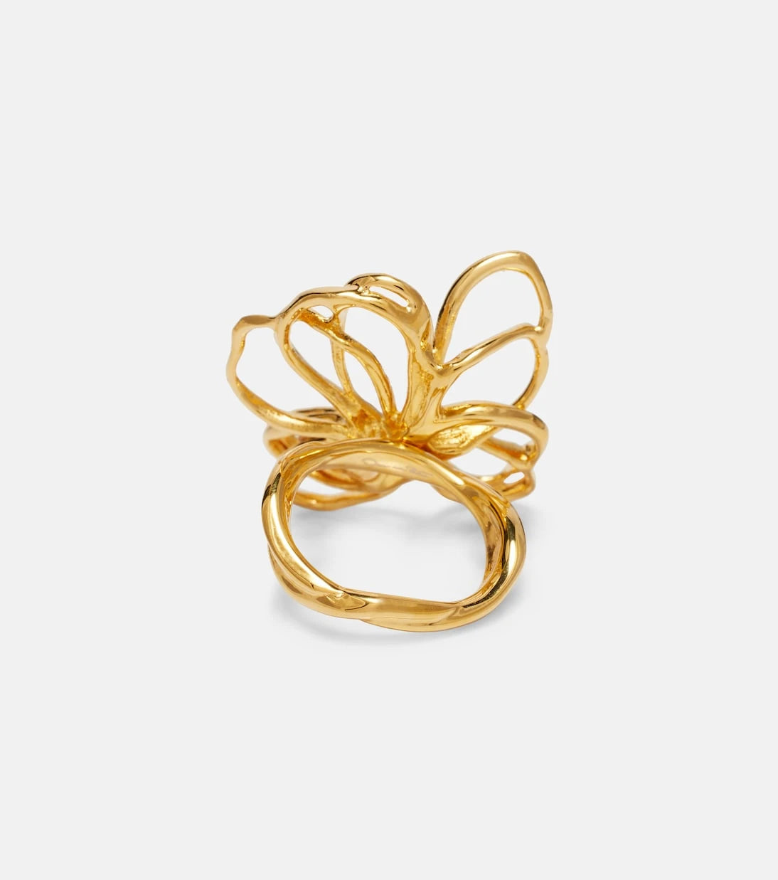 Oscar de la Renta - Threaded Flower ring