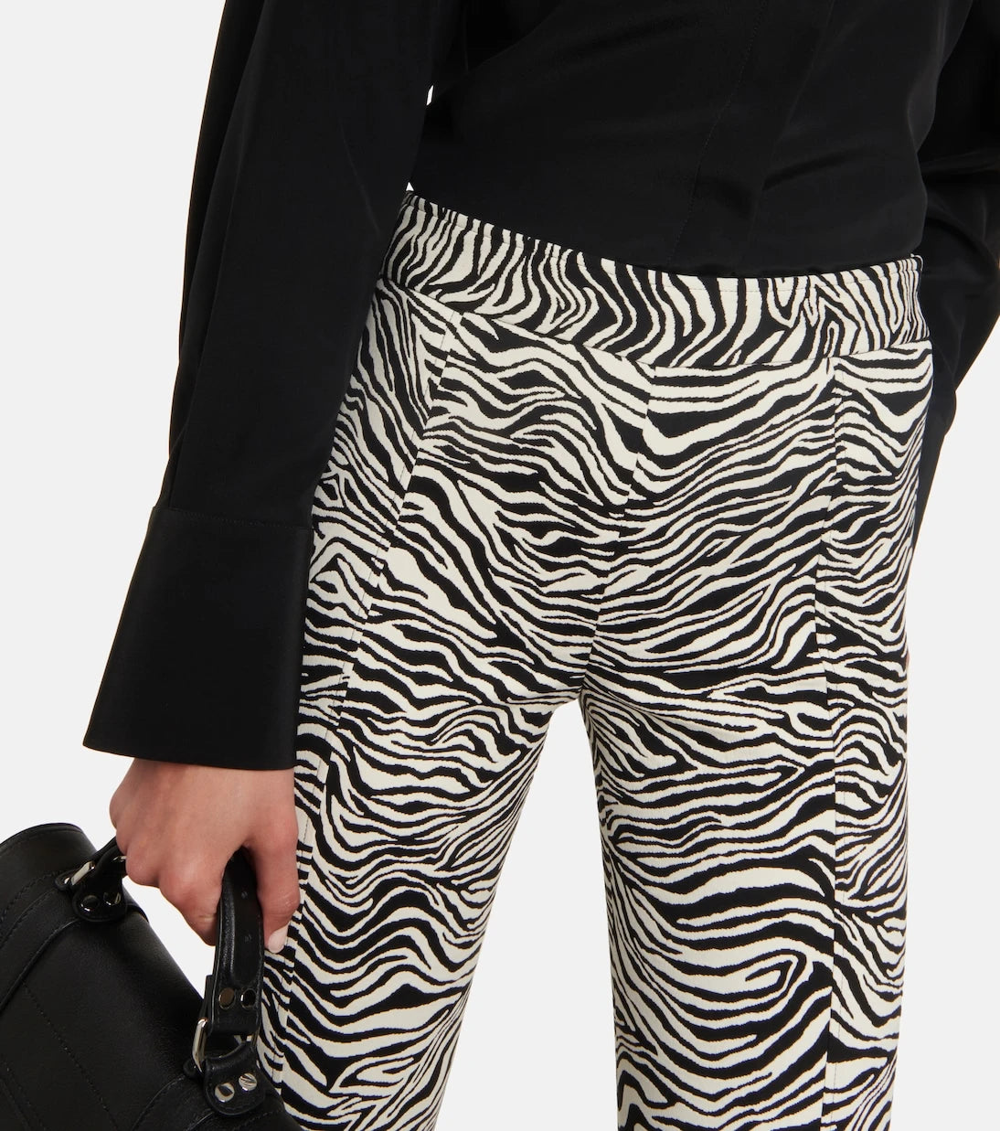 Proenza Schouler - Zebra jacquard skinny pants