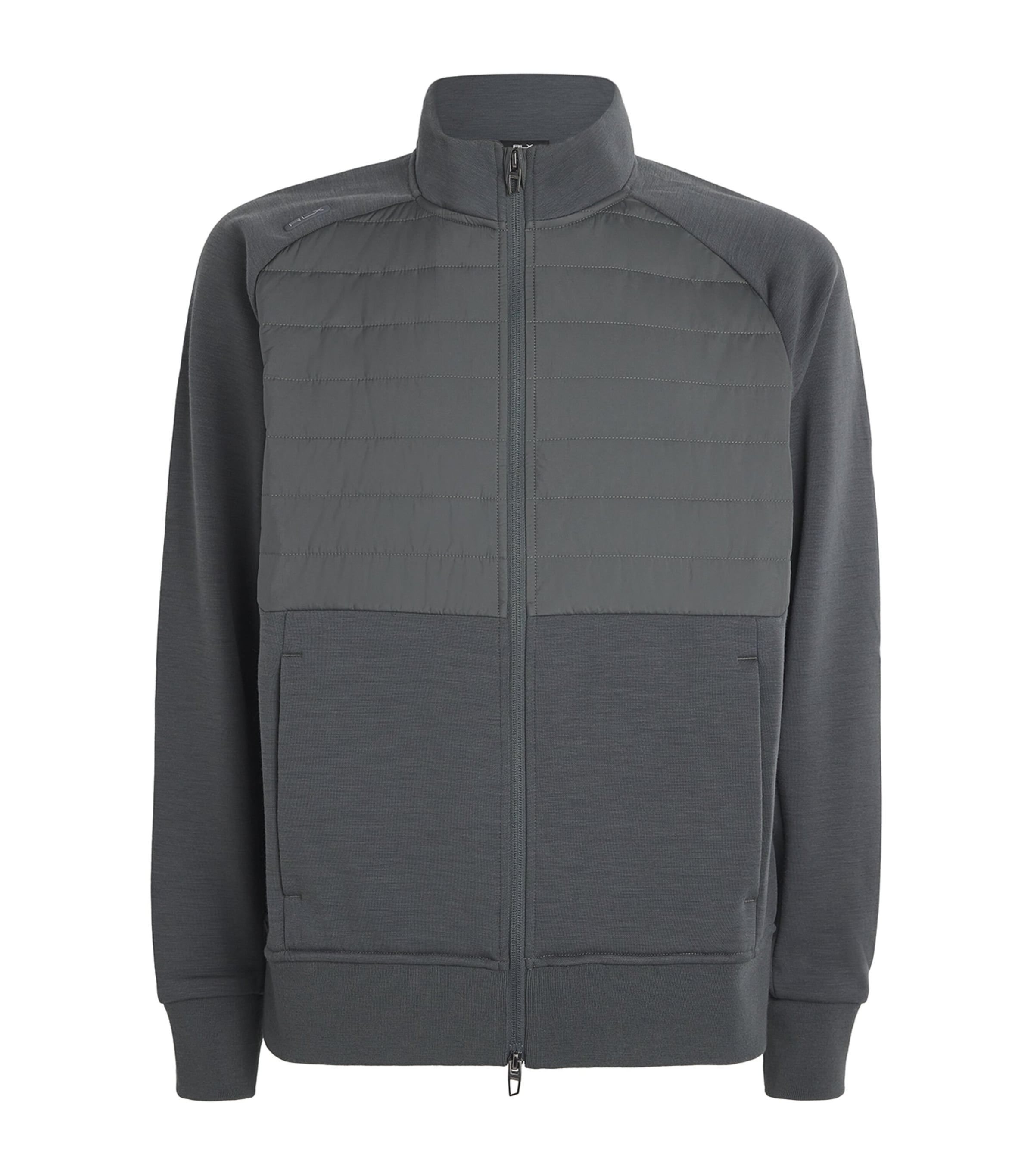 RLX Ralph Lauren Grey Hybrid High-Neck Jacket