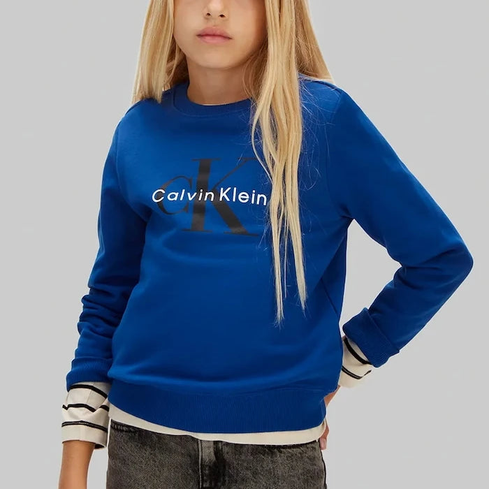 Детски памучен суичър Calvin Klein Jeans