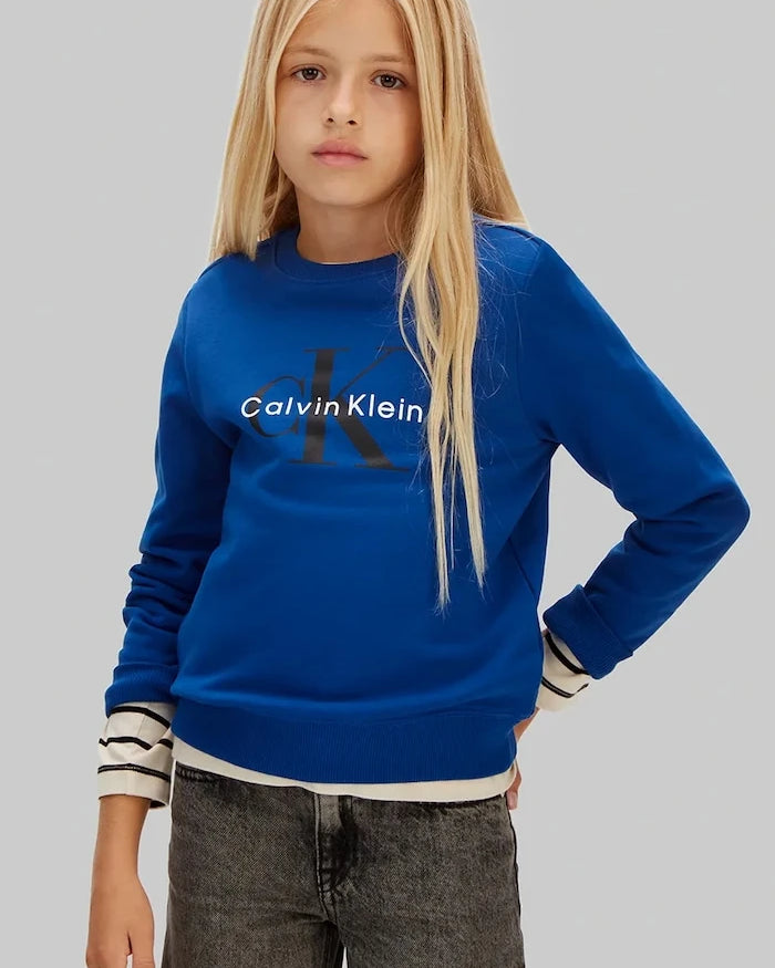 Calvin Klein Jeans Çocuk Pamuklu Sweatshirt