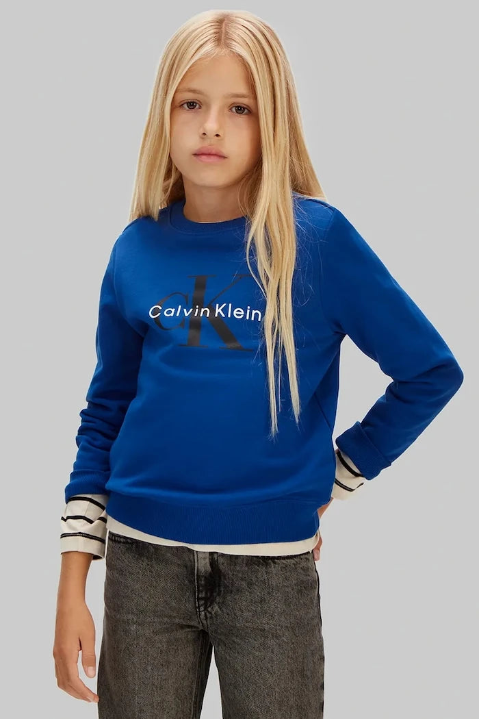 Calvin Klein Jeans Çocuk Pamuklu Sweatshirt