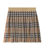 Burberry Kids Wool-Blend Check Pleated Skirt (3-12 Years)