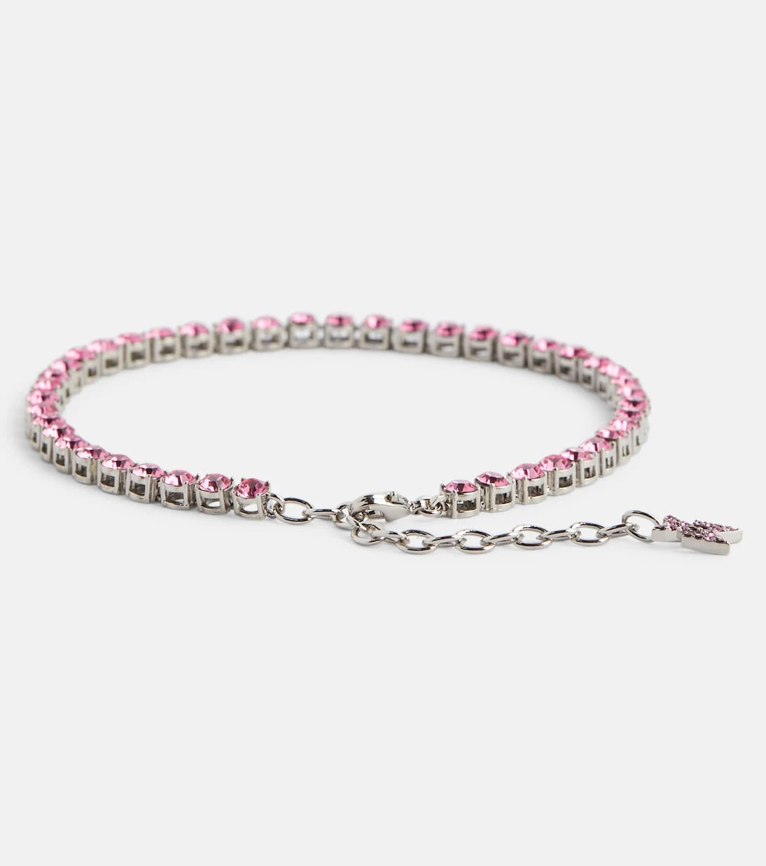 Amina Muaddi - Tennis crystal-embellished anklet