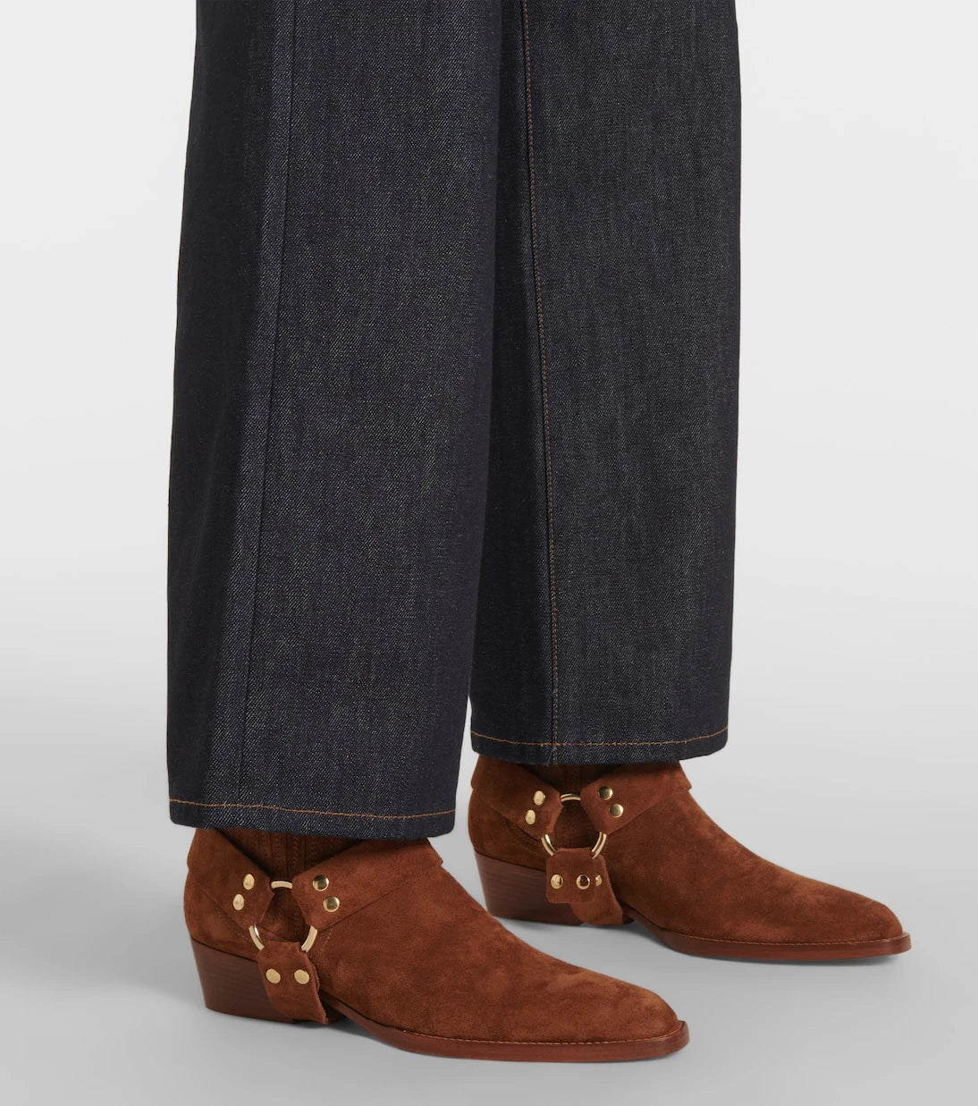 Paris Texas - Helena suede biker boots