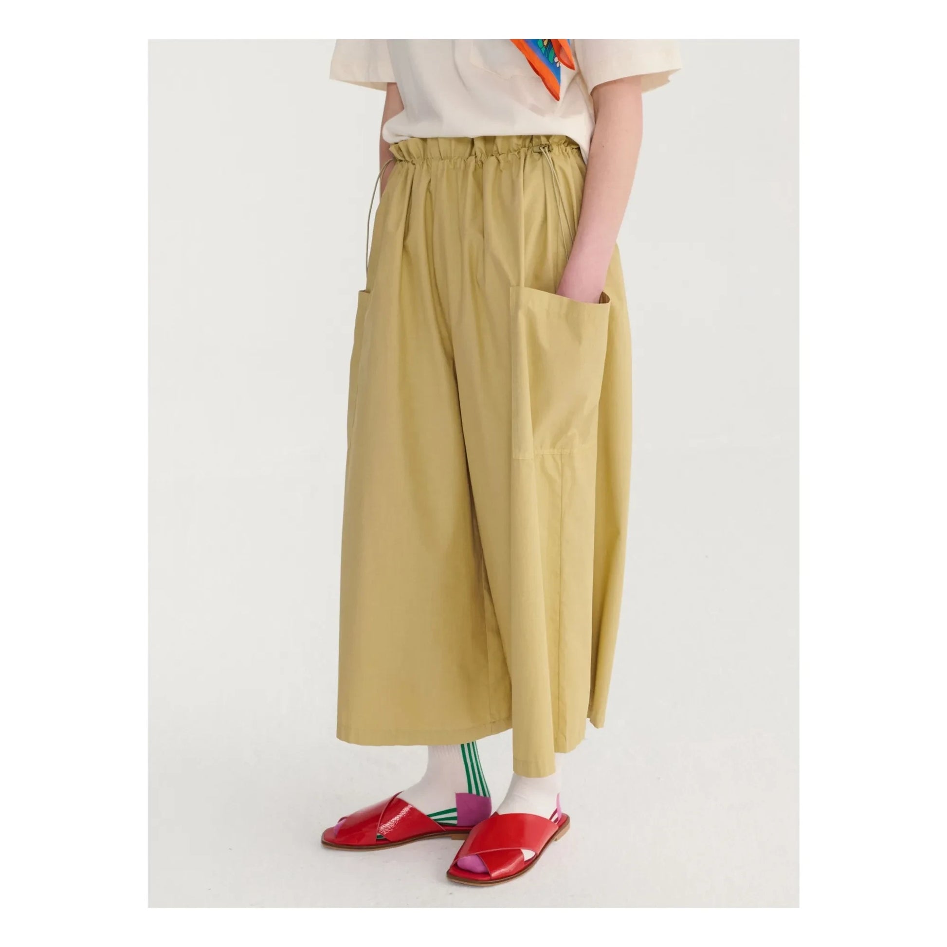 Bobo Choses - Paper Touch organic cotton pants | Beige