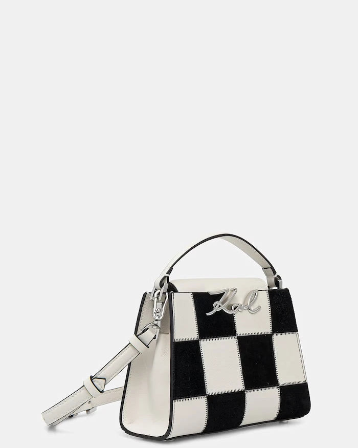 Karl Lagerfeld kadın deri crossbody çanta K/SIGNATURE