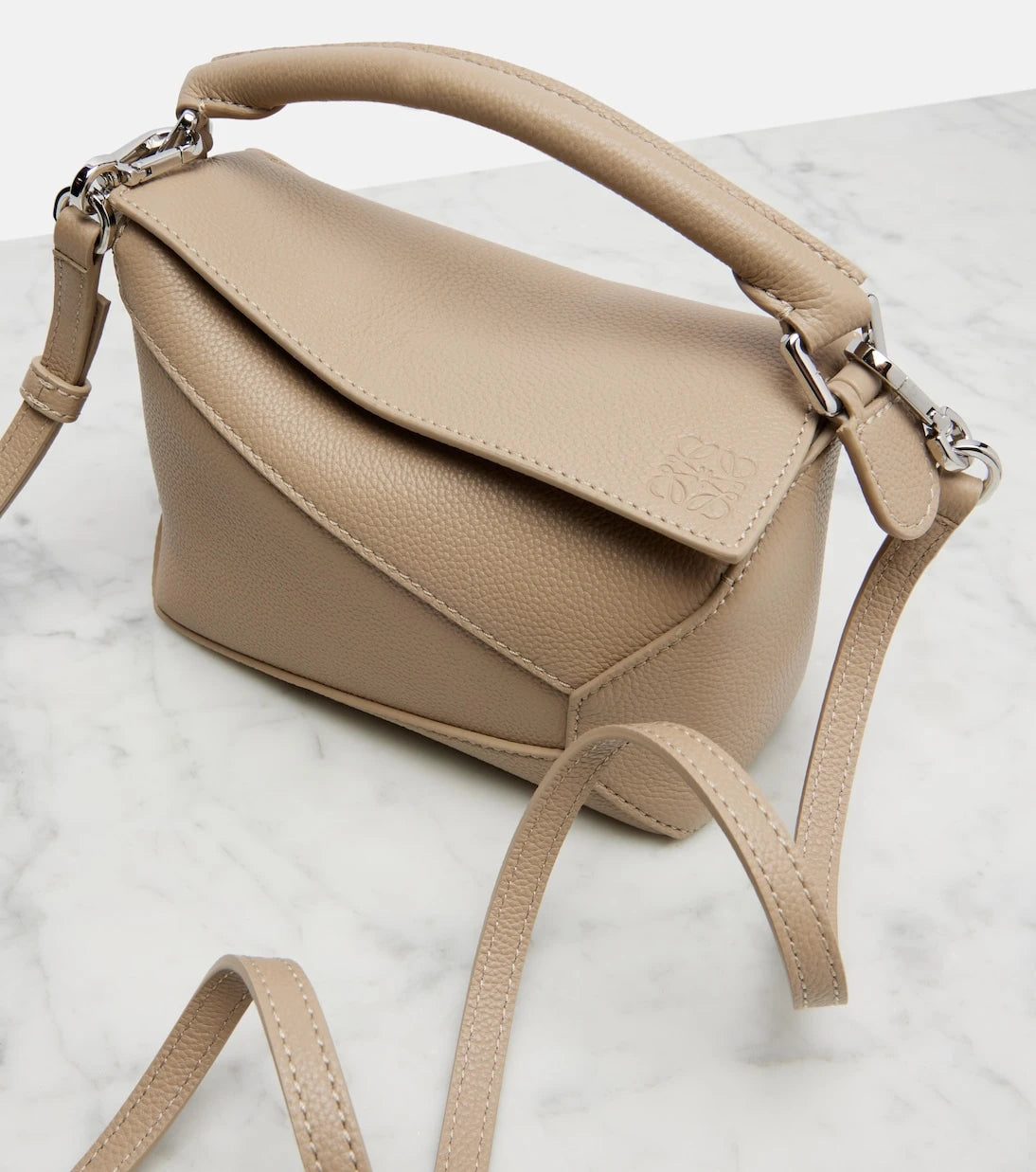 Loewe - Puzzle Edge Mini leather tote bag