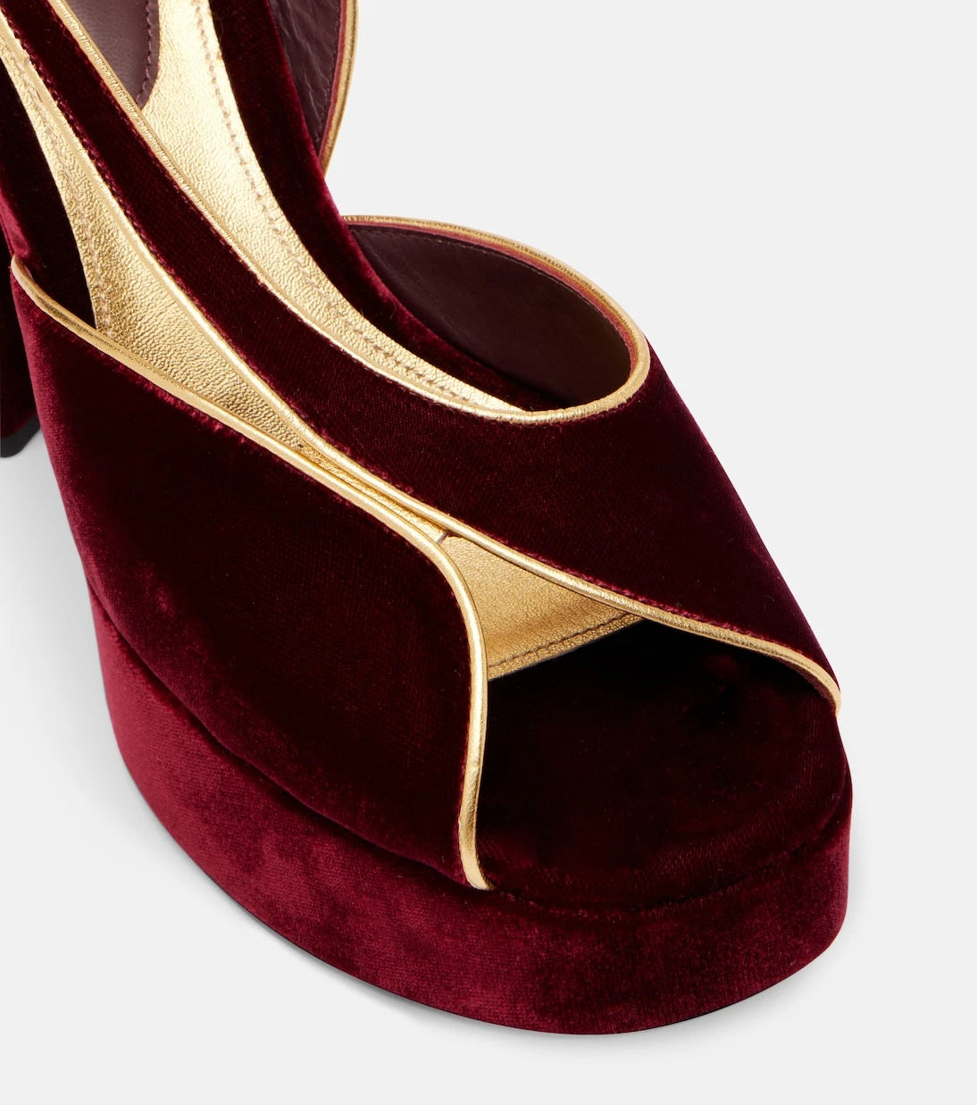 Etro - 120 velvet platform sandals