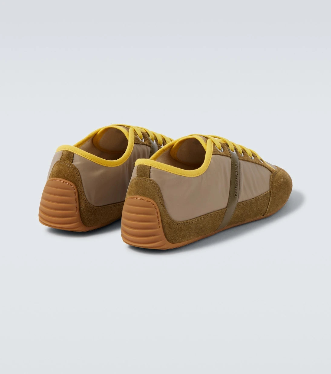 Givenchy - Slim suede-trimmed sneakers