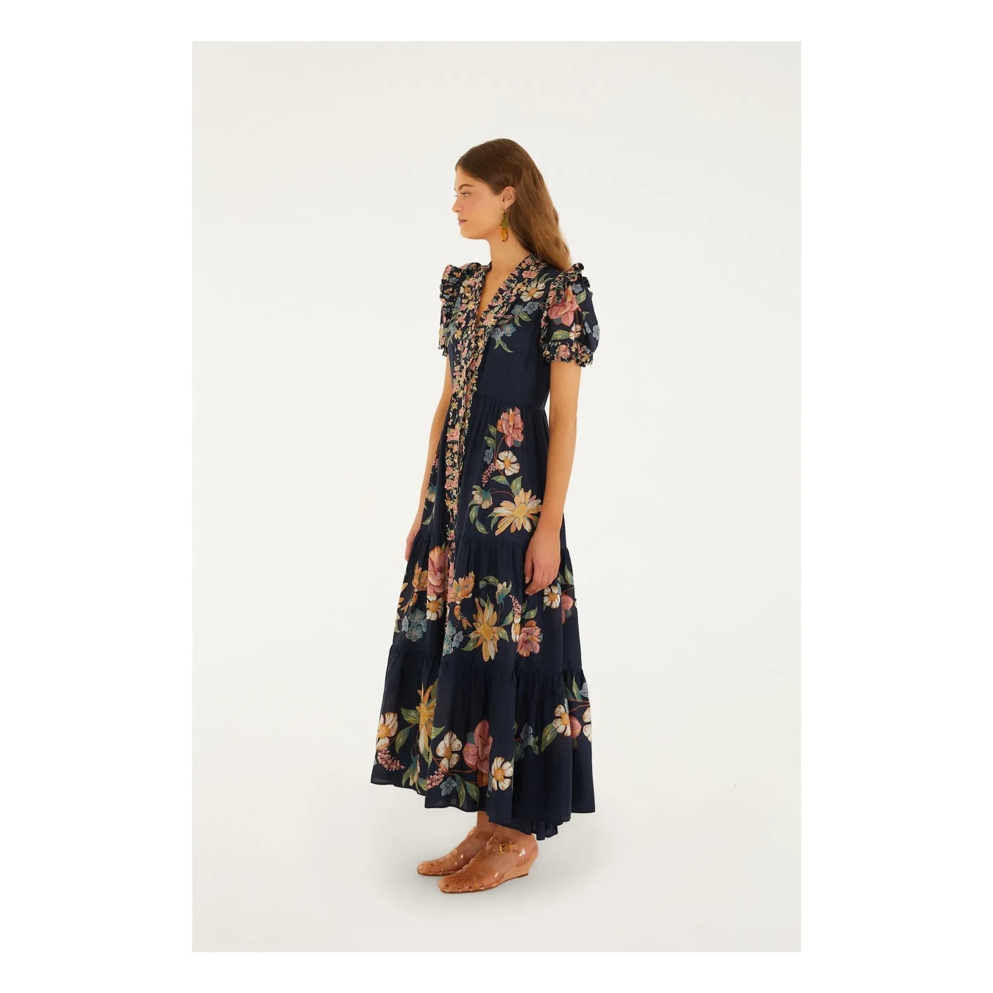 Farm Rio - Maira dress | Navy blue
