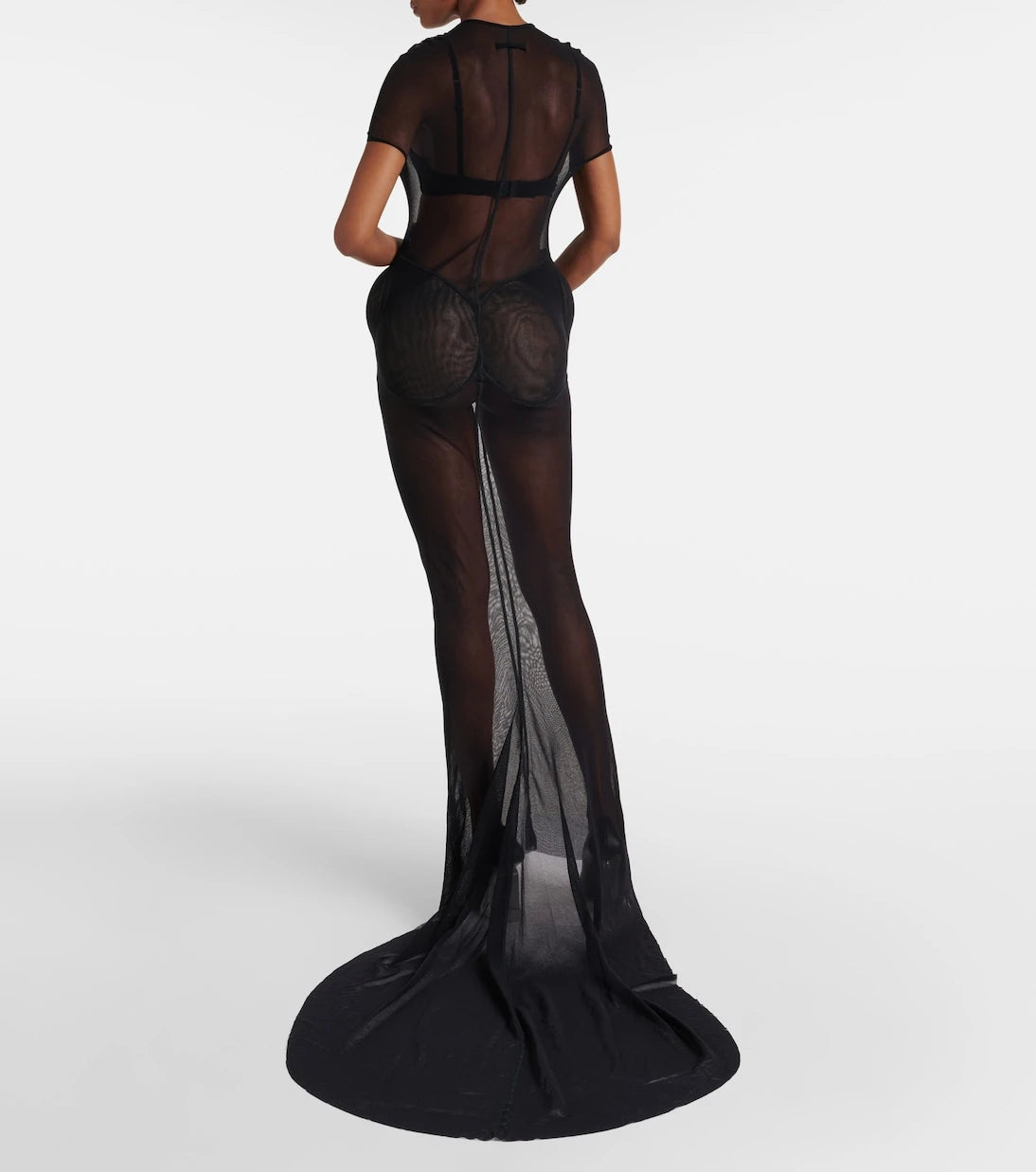 Jean Paul Gaultier - x Shayne Oliver tulle gown