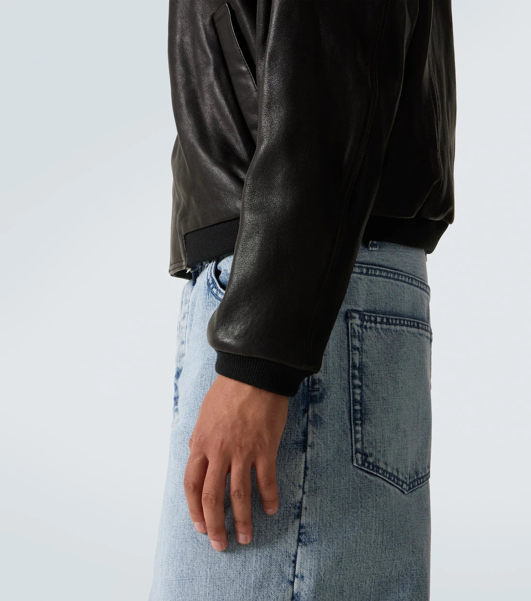 Frame - Leather bomber jacket