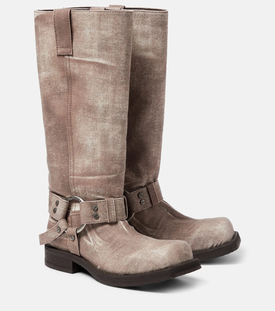 Acne Studios - Balius 35 printed knee-high boots