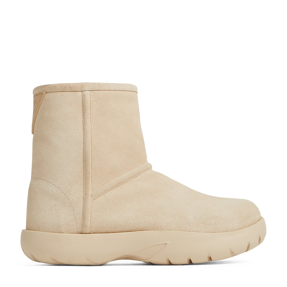 Neutral Suede Ankle Boots